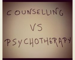 what is the difference between counselling and psychotherapy?
